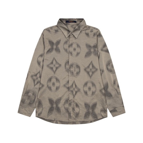 ✨루이비통 남성 이니셜 그레이 셔츠 - Louis vuitton Mens Gray Tshirts - lv005x