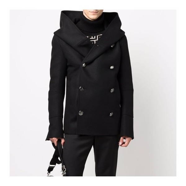 ✨발망 남성 블랙 자켓 - Balmain Mens Black Jackets - bam0170x