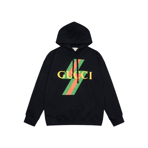 ✨구찌 남/녀 트렌디 블랙 후드티 -  Gucci Unisex Black Hoodie - gu0018x