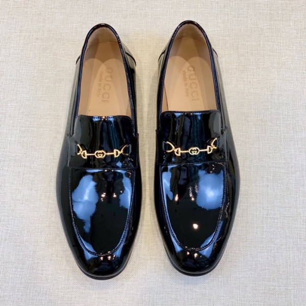 ✨구찌 남성 이니셜 블랙 로퍼 - Gucci Mens Black Loafer - gu33x