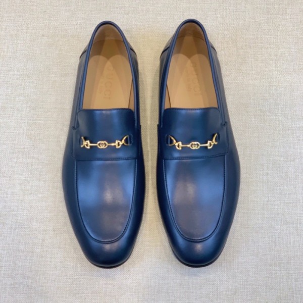 ✨구찌 남성 이니셜 네이비 로퍼 - Gucci Mens Navy Loafer - gu34x