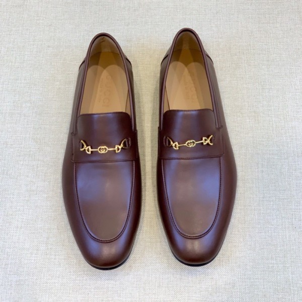 ✨구찌 남성 이니셜 브라운 로퍼 - Gucci Mens Brown Loafer - gu36x