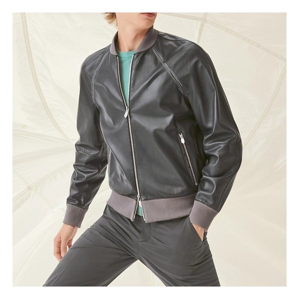 ✨에르메스 남성 캐쥬얼 블랙 자켓 - Hermes Mens Black  Jackets - her0915x