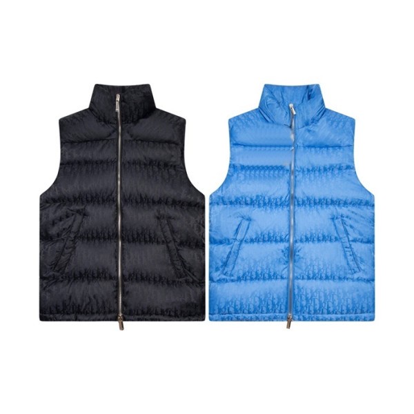 ✨디올 남성 블루 덕다운 베스트 - Dior Mens Blue Vest - dio02229x