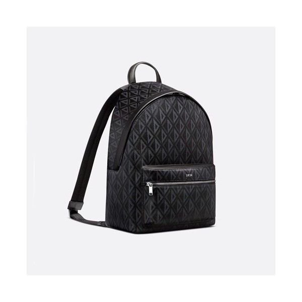 ✨디올 남성 다이아몬드 블랙 백팩 - Dior Mens Black Back Pack - dio02231x