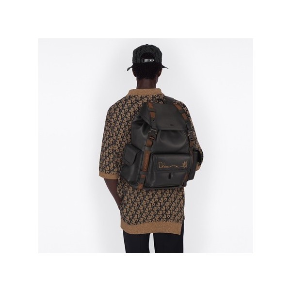 ✨디올 남성 Rider 블랙 백팩 - Dior Mens Black Back Pack - dio02232x