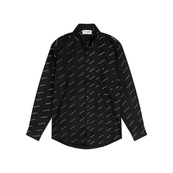 ✨발렌시아가 트렌디 남성 블랙 셔츠 - Balenciaga Mens Black Tshirts - ba04x