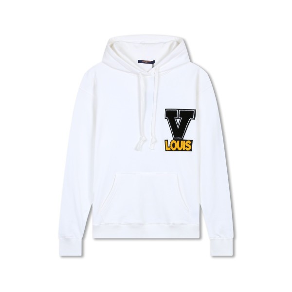 ✨루이비통 남자 베이직 화이트 후드티 - Louis vuitton Mens White Hoodie - lv63x