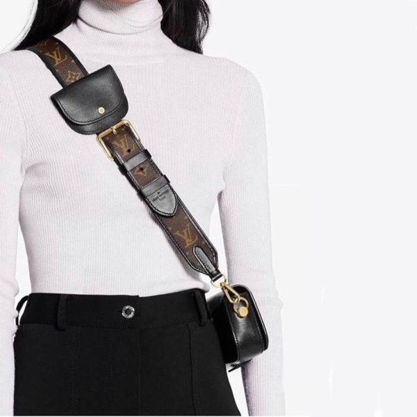 ✨루이비통 여성 블랙 새들백 - Louis vuitton Womens Black Saddle Bag - lv68x