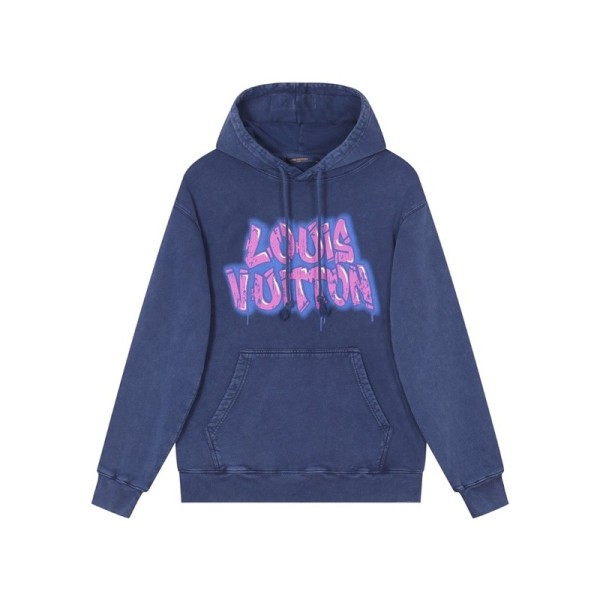 ✨루이비통 남자 네이비 후드티 - Louis vuitton Mens Navy Hoodie - lv130x