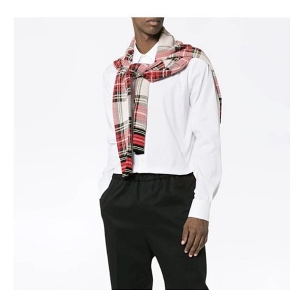 ✨프라다 남성 모던 화이트 셔츠 - Prada Mens White Tshirts - pra27x