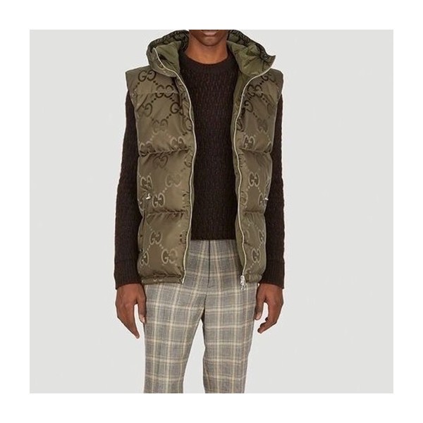 ✨구찌 남성 블랙 다운 베스트 - Gucci Mens Black Vest - gu61x