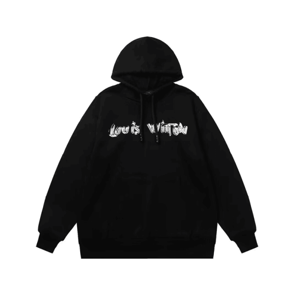 ✨루이비통 남자 블랙  후드티 - Louis vuitton Mens Black Hoodie - lv148x