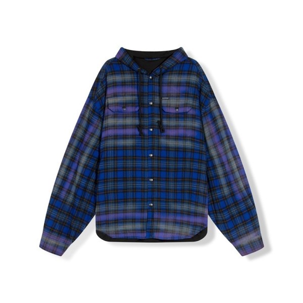 ✨발렌시아가 남/녀 캐쥬얼 네이비 후드티 - Balenciaga Unisex Navy Hoodie - ba12x