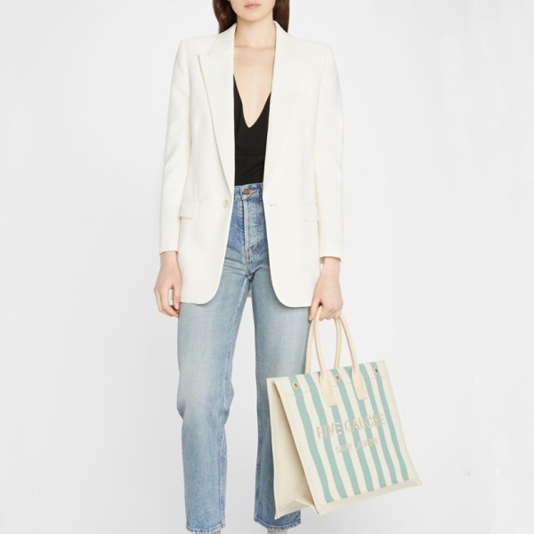 ✨입생로랑 남/녀 블루 토트백 - Saint Laurent Unisex Blue Tote Bag - ysl181x