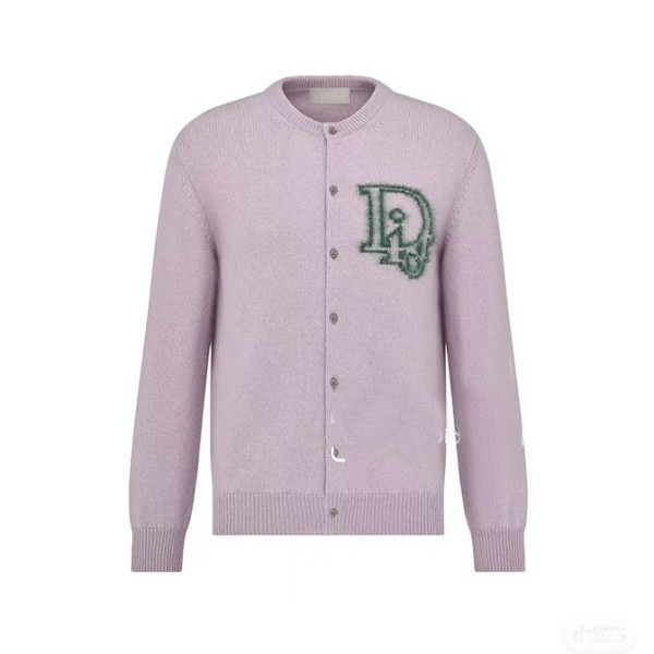 ✨디올 남/녀 퍼플 크루넥 가디건 - Dior Unisex Purple Cardigan - di54x
