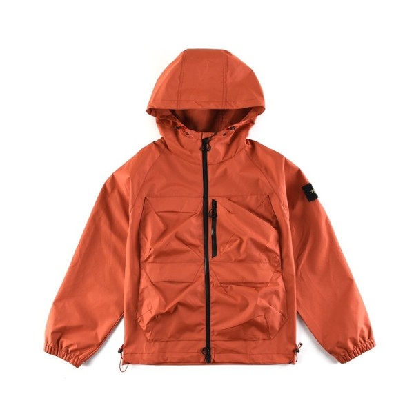 ✨스톤아일랜드 남성 캐쥬얼 오렌지 자켓 - Stone Island Mens Orange Jackets - sto541x