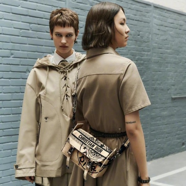 ✨디올 남/녀 이니셜 베이지 캠프백 - Dior Unisex Camp Bag - di58x