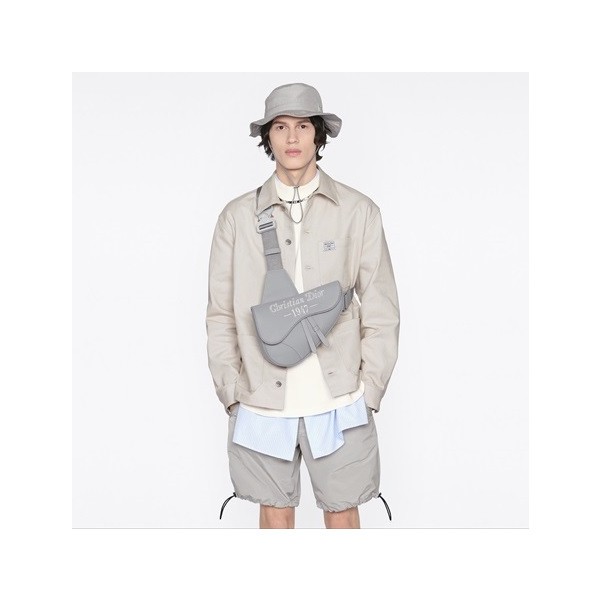 ✨디올 남성 그레이 새들백 - Dior Men Gray Saddle Bag - di64x