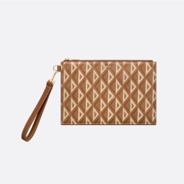 ✨디올 남성 카멜 다이아몬드 클러치 - Dior Mens Camel Clutch - di66x