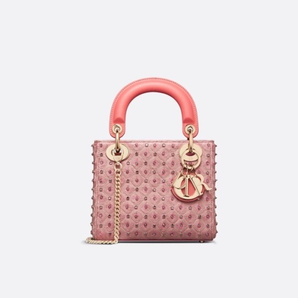 ✨디올 여성 핑크 레이디백 - Dior Womens Pink Lady Bag - di96x