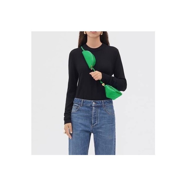 ✨보테가베네타 여성 그린 새들백 - Bottaga Veneta Womens Green Saddle Bag - bv16x