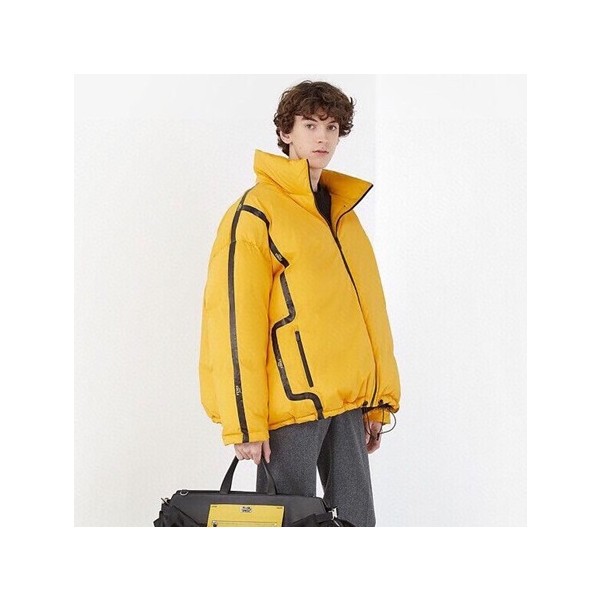 ✨펜디 남성 덕다운 옐로우 패딩자켓 - Fendi Mens Yellow Jackets - fe09x