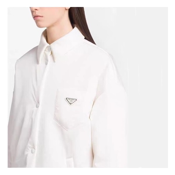 ✨프라다 남/녀 다운 화이트 자켓 - Prada Unisex White Jackets - pr43x