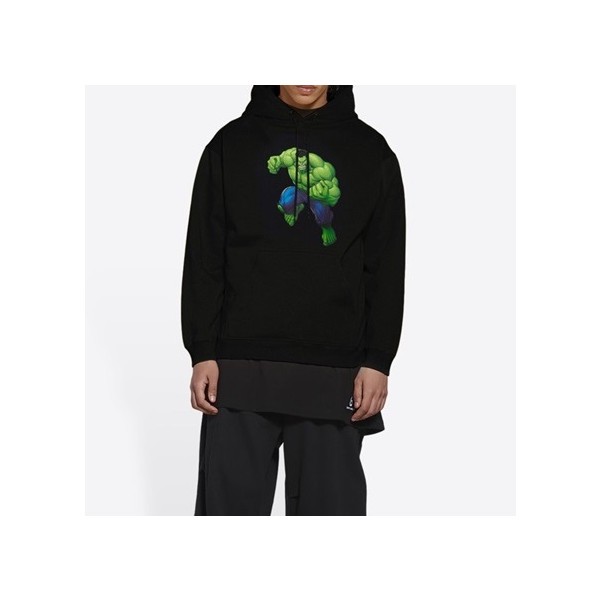 ✨발렌시아가 남/녀 블랙 후드티 - Balenciaga Unisex Black Hoodie - ba23x