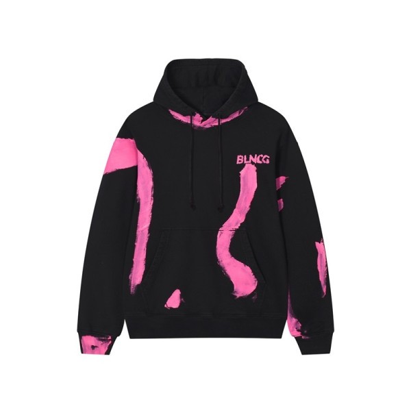 ✨발렌시아가 남/녀 블랙 후드티 - Balenciaga Unisex Black Hoodie - ba26x