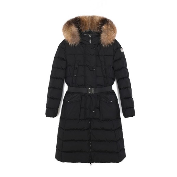 ✨몽클레어 여성 구스다운 블랙 롱패딩 - Moncler Womens Black Padding - mo72x