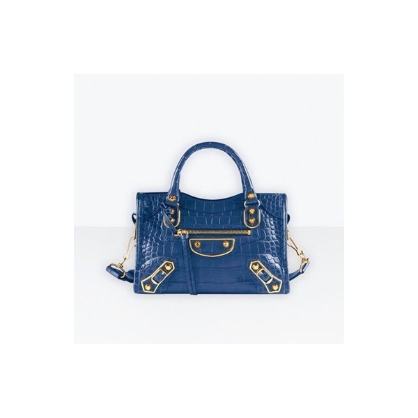 ✨발렌시아가 여성 블루 크로스백 - Balenciaga Womens Blue Cross Bag - ba40x