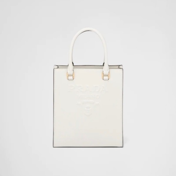 ✨프라다 여성 화이트 미니 토트백 - Prada Womens White Tote Bag - pr73x