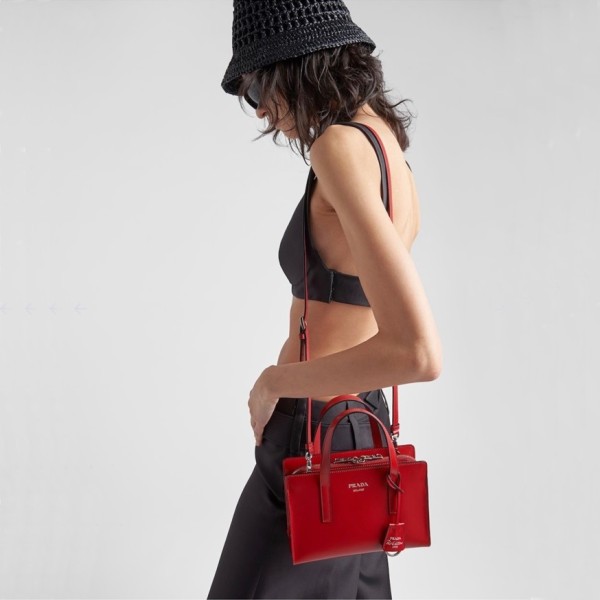 ✨프라다 여성 레드 숄더백 - Prada Womens Red Shoulder Bag - pr92x