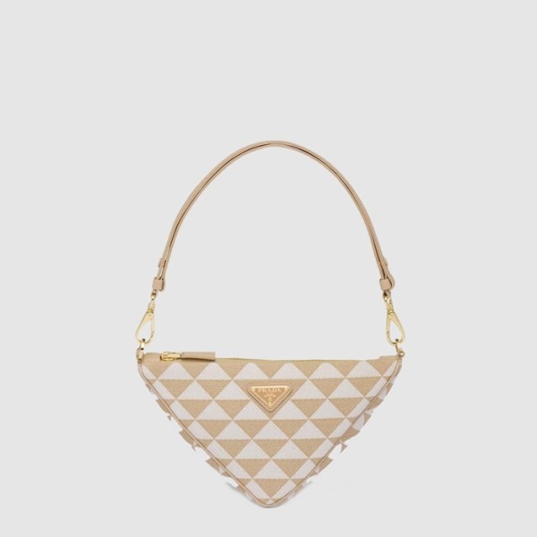 ✨프라다 여성 자수 패브릭 미니 백 1BC543 - Prada Womens Embroidered Fabric Mini Bag - pr95x