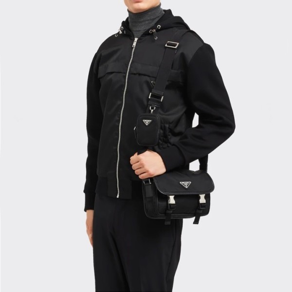 ✨프라다 남성 블랙 크로스백 - Prada Mens Black Cross Bag - pr126x