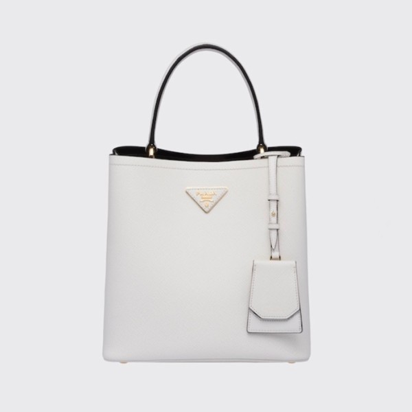 ✨프라다 여성 화이트 버킷백 - Prada Womens White Bucket Bag - pr191x