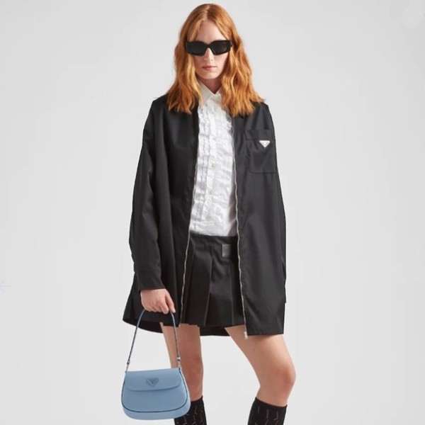 ✨프라다 여성 블루 숄더백 - Prada Womens Blue Shoulder Bag - pr195x