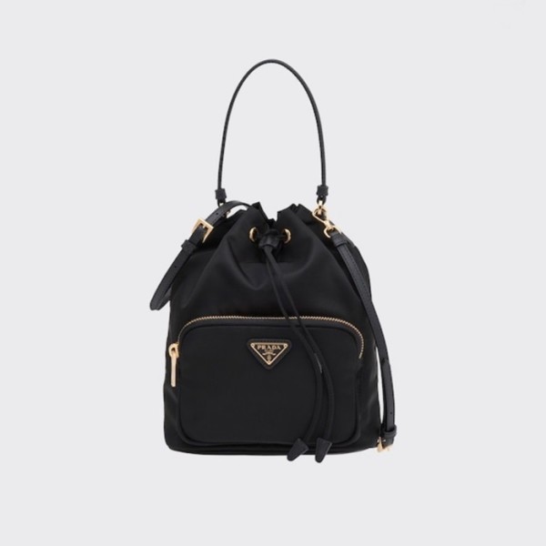 ✨프라다 여성 블랙 버킷백 - Prada Womens Black Bucket Bag - pr202x