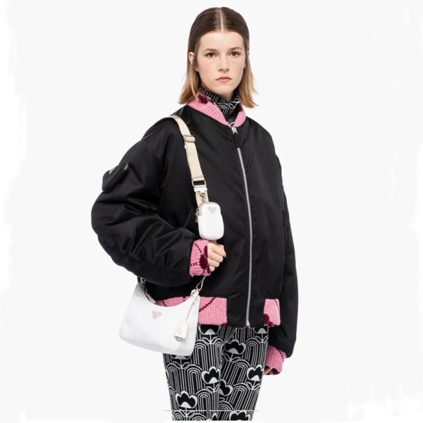 ✨프라다 여성 화이트 호보백 - Prada Womens White Hobo Bag - pr214x