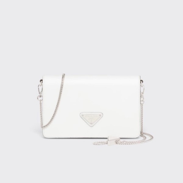 ✨프라다 여성 화이트 체인백 - Prada Womens White Cross Bag - pr224x