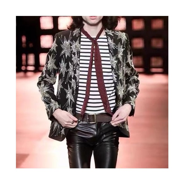 ✨입생로랑 남성 블랙 슈트 자켓 - Saint Laurent Mens Black Jackets - ysl324x