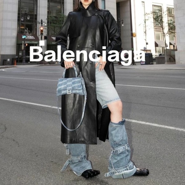 ✨발렌시아가 여성 블루 크로스백 - Balenciaga Womens Blue Cross Bag - ba99x