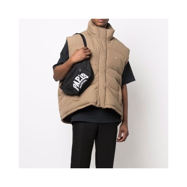 ✨발렌시아가 남성 블랙 힙색 - Balenciaga Mens Black Hip Sack - ba103x