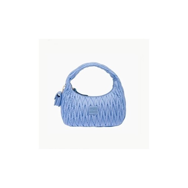 ✨미우미우 여성 블루 토트백 - Miumiu Womens Blue Tote Bag - miu259x