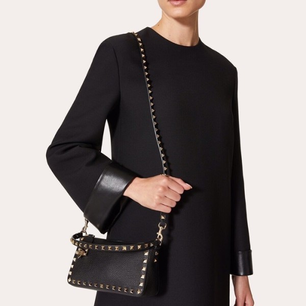 ✨발렌티노 여성 블랙 숄더백 - Valentino Womens Black Shoulder Bag - val335x