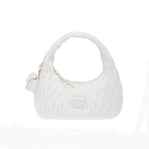 ✨미우미우 여성 화이트 토트백 - Miumiu Womens White Tote Bag - miu261x