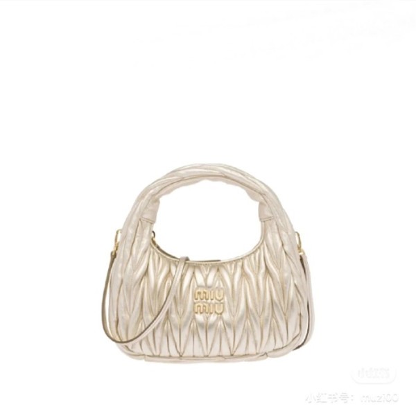 ✨미우미우 여성 골드 크로스백 - Miumiu Womens Gold Cross Bag - miu267x