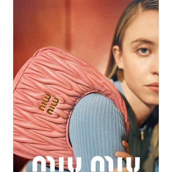 ✨미우미우 여성 핑크 토트백 - Miumiu Womens Pink Tote Bag - miu270x