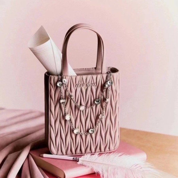 ✨미우미우 여성 핑크 핸드백 - Miumiu Womens Pink Hand Bag - miu277x